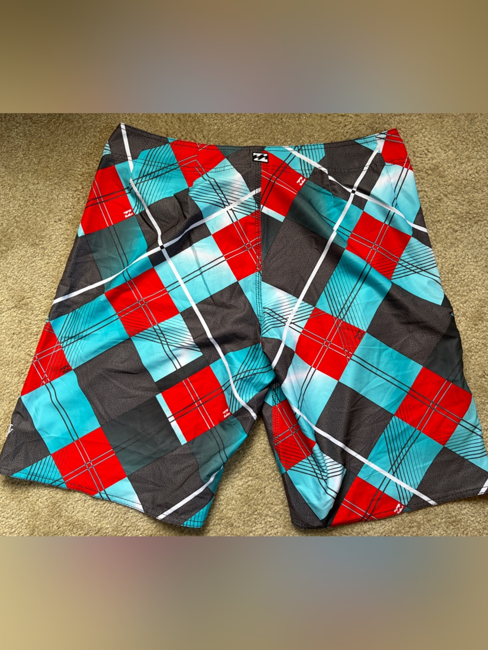 Billabong Buckle Exclusive Plaid Tornado Boardshorts - Picture 4 of 7